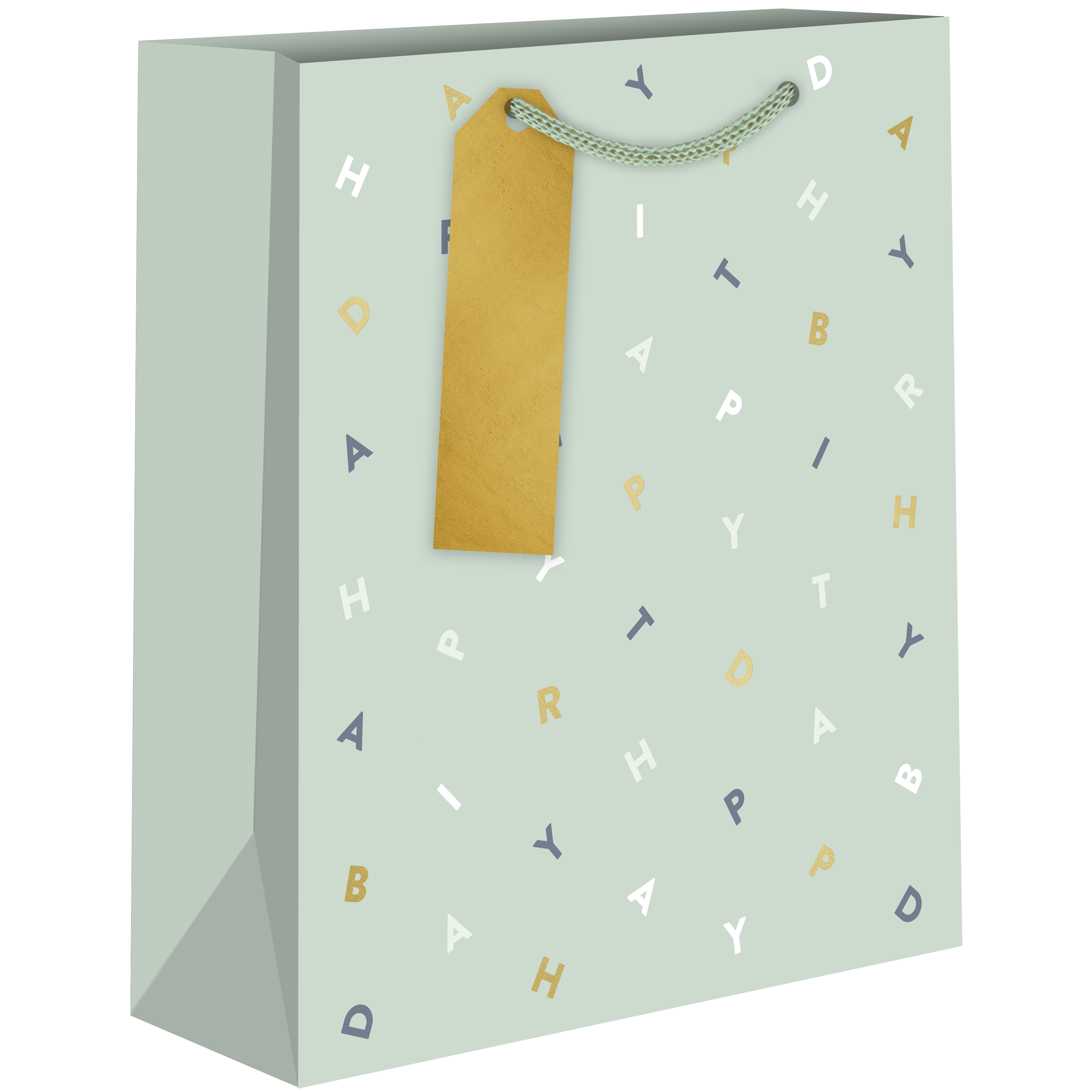 Medium AB PICTURA gift bags with letter designs, featuring colorful paper bags for gift presentation and decoration.